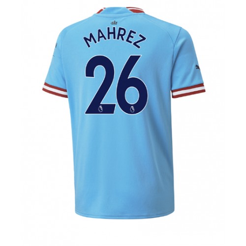 Dres Manchester City Riyad Mahrez #26 Domaci 2022-23 Kratak Rukav